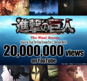 Nova Abertura de Shingeki no Kyojin Ultrapassa 20 Milhões de Visualizações 2 Shingeki Abertura Nova
