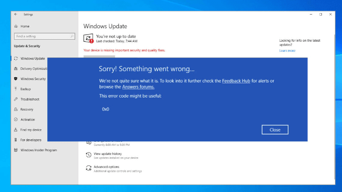 Erro 0x0 0x0 no Windows: Confira Como Corrigir o Problema 2 Erro 0x0 0x0 Windows